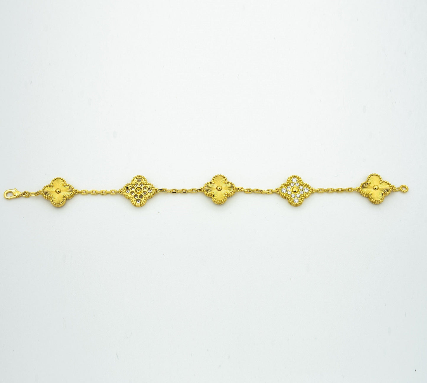 [⭐JeweliWhal] CLOVER 5 MOTIF LASER BRACELET COLLECTION