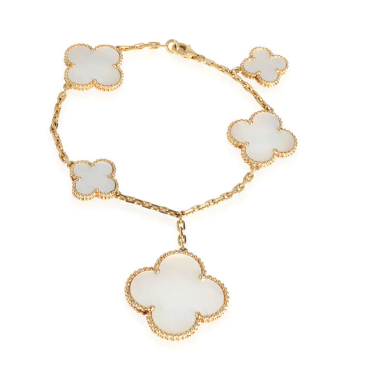 [⭐JeweliWhal]MAGIC CLOVER MOP GOLD BRACELET 5 MOTIFS