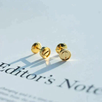 [⭐JeweliWhal]LOVE EARRINGS GOLD 10MM