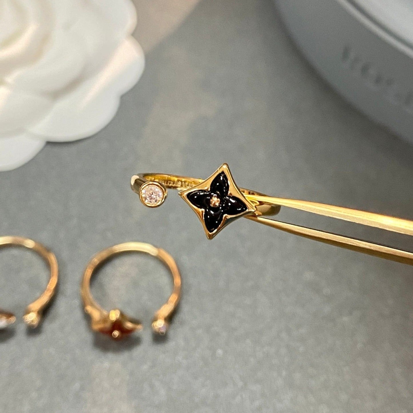 [⭐JeweliWhal]STAR 1 DIAMOND OPEN RING