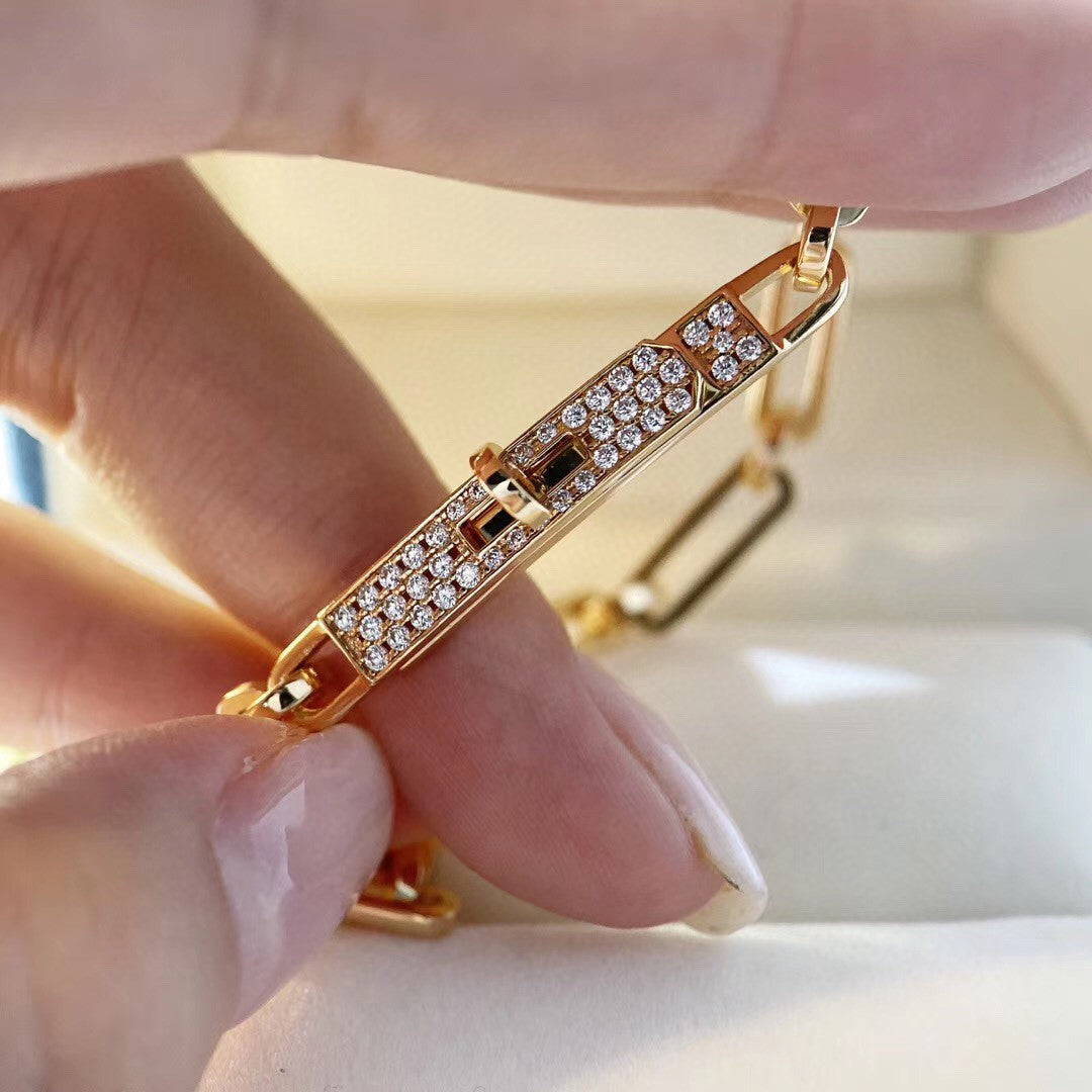 [⭐JeweliWhal]CHAINE BRACELET SMALL MODEL DIAMOND