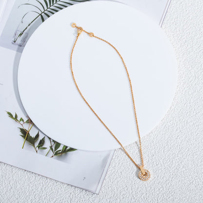 [⭐JeweliWhal]GARI NECKLACE PINK GOLD DIAMOND