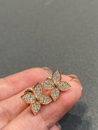 [⭐JeweliWhal]STAR DIAMOND EARRINGS