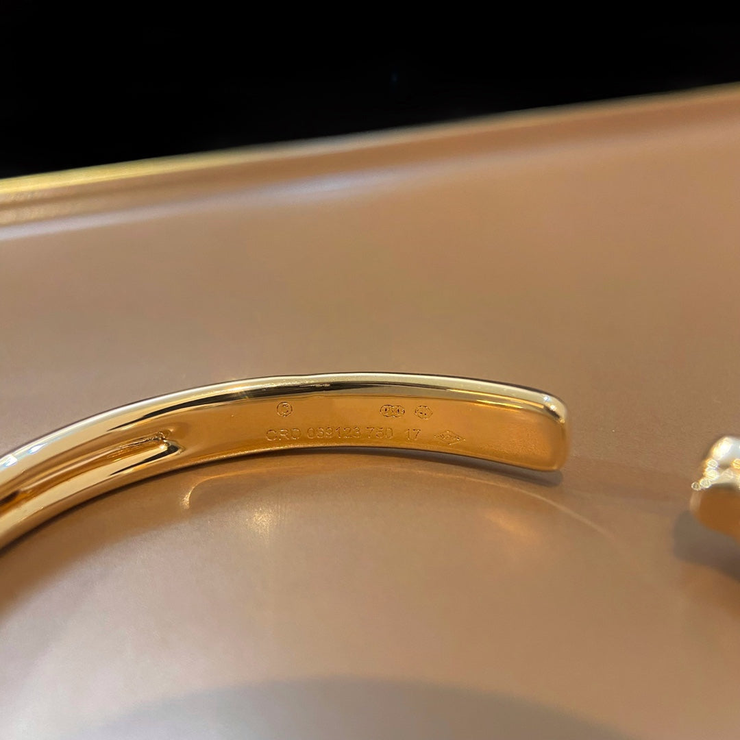 [⭐JeweliWhal]PANTHERE GOLD OPEN BRACELET