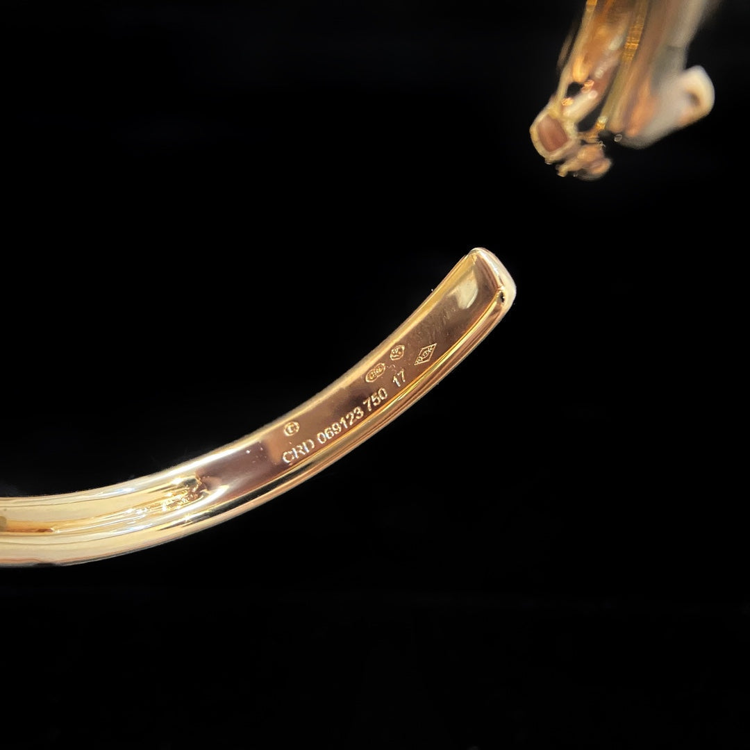 [⭐JeweliWhal]PANTHERE GOLD OPEN BRACELET