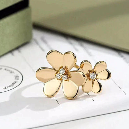 [⭐JeweliWhal]CLOVER COMOS GOLD DIAMOND RING