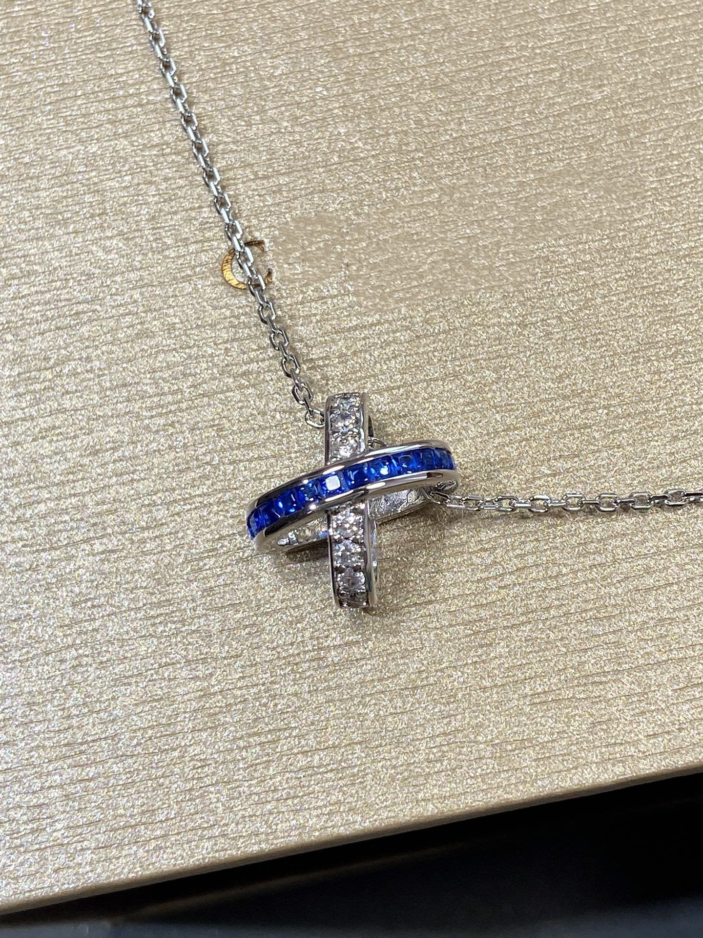 [⭐JeweliWhal]LIENS DIAMOND SILVER NECKLACE