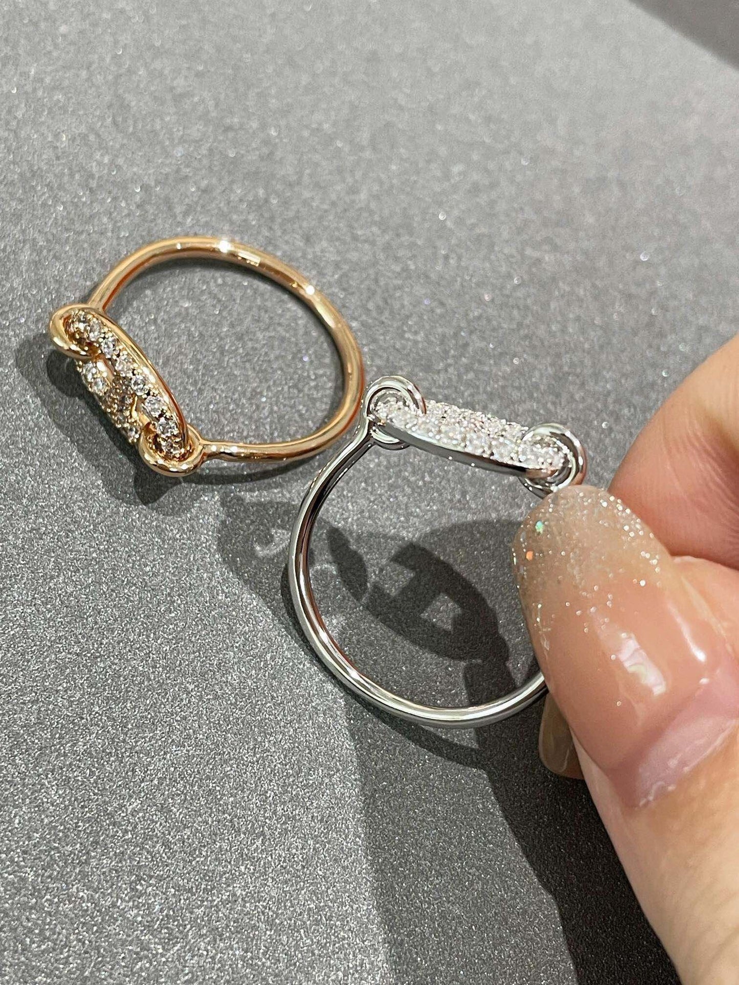 [⭐JeweliWhal]RONDE SMALL DIAMOND RING