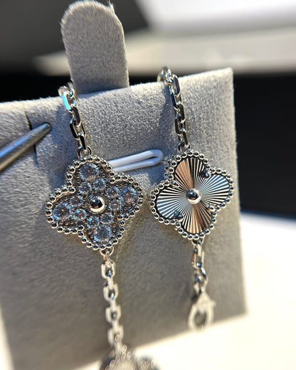 [⭐JeweliWhal] CLOVER 5 MOTIF LASER BRACELET COLLECTION