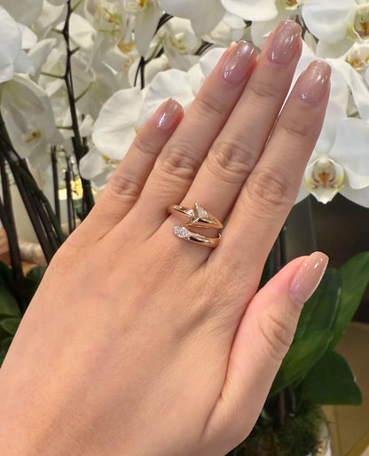 [⭐JeweliWhal]G.R.F FOLLOW ME TAIL DIAMOND RING