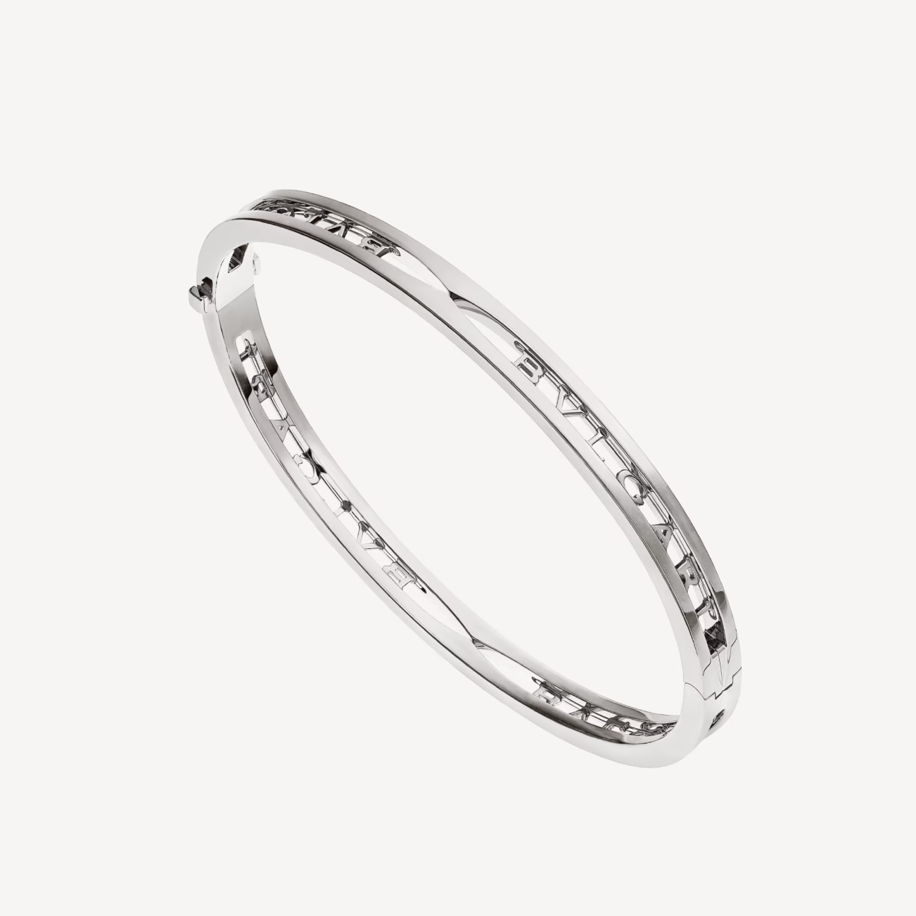 [⭐JeweliWhal]ZERO 1 SPIRAL LOGO SILVER BRACELET