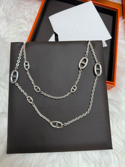 [⭐JeweliWhal]Classic Silver Sweater Chain