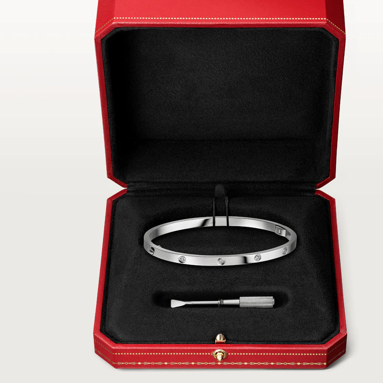 [⭐JeweliWhal]LOVE BRACELET 3.65MM 10 DIAMONDS