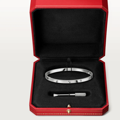 [⭐JeweliWhal]LOVE BRACELET 3.65MM 10 DIAMONDS