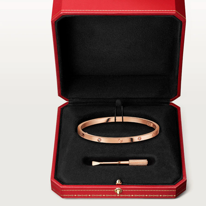[⭐JeweliWhal]LOVE BRACELET 3.65MM 6 DIAMONDS
