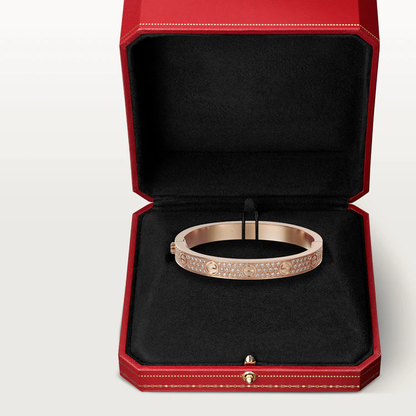 [⭐JeweliWhal]LOVE BRACELET 6.1MM DIAMOND-PAVED