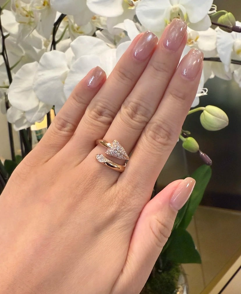 [⭐JeweliWhal]G.R.F FOLLOW ME ALL DIAMOND RING