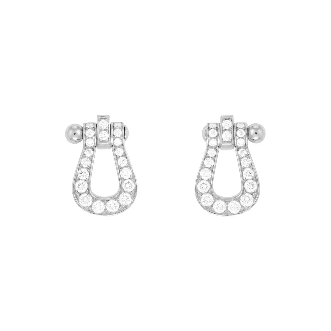 [⭐JeweliWhal]FORCE 10 FULL DIAMOND STUD EARRINGS MINI MODEL