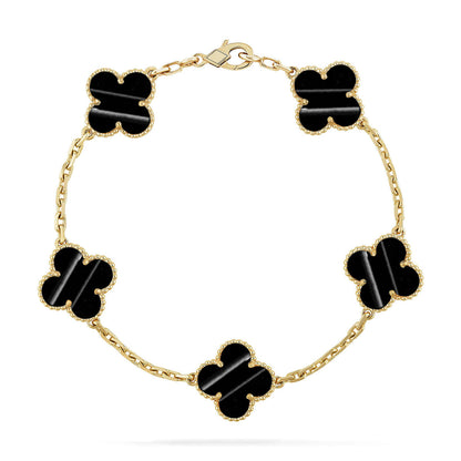 [⭐JeweliWhal] CLOVER 5 MOTIF PULSAR STONE BRACELET COLLECTION