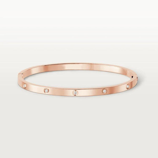 [⭐JeweliWhal]LOVE BRACELET 3.65MM 10 DIAMONDS