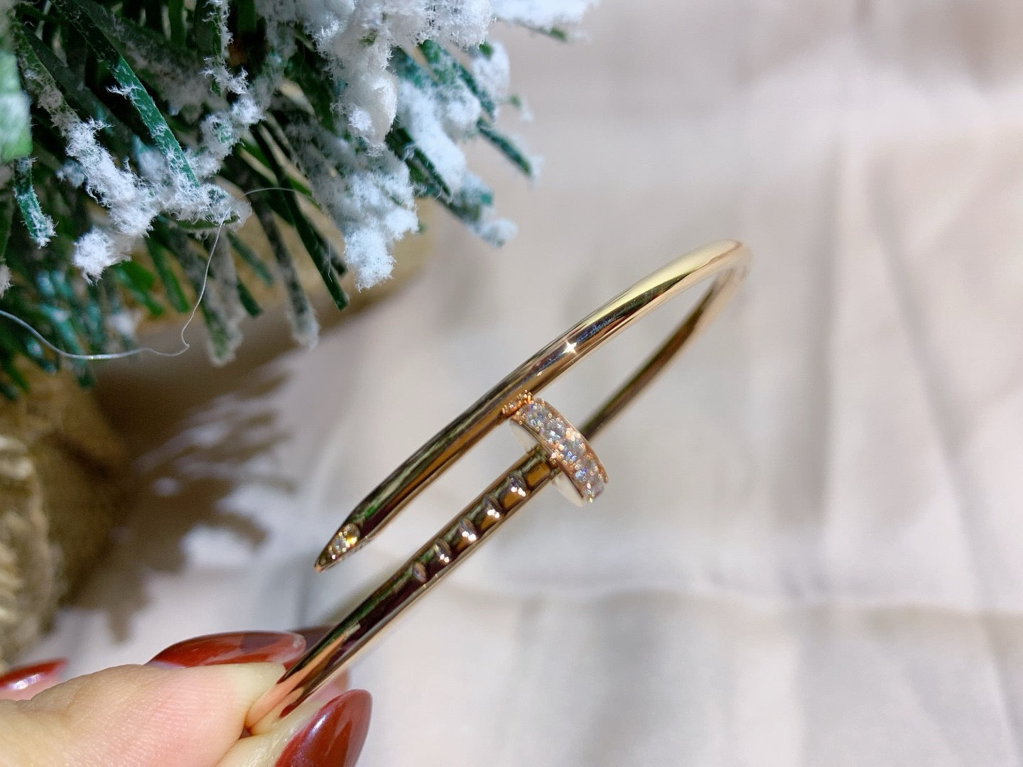 [⭐JeweliWhal]JUSTE BRACELET 2.5MM DIAMONDS