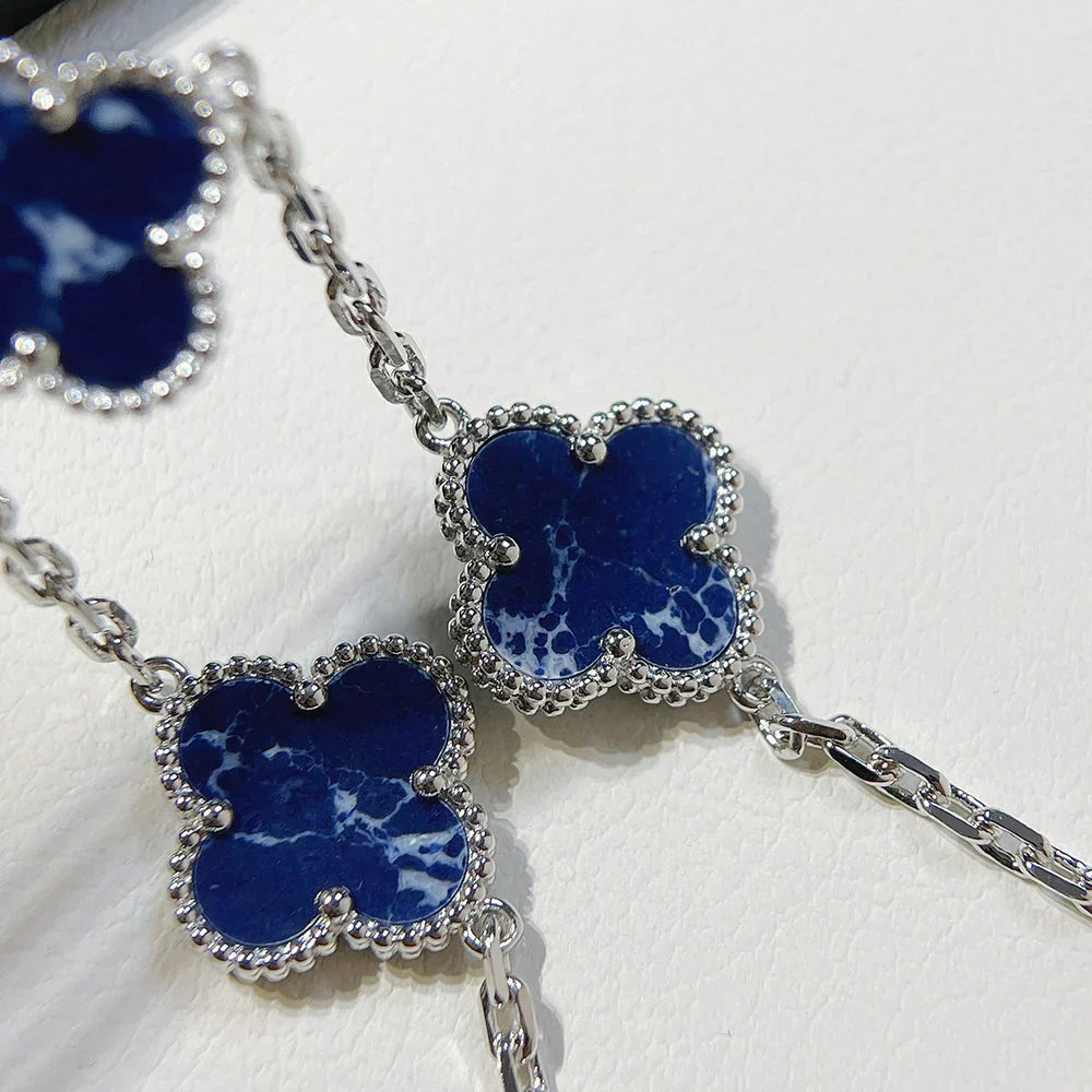 [⭐JeweliWhal]CLOVER 5 MOTIF PIETERSITE BRACELET COLLECTION