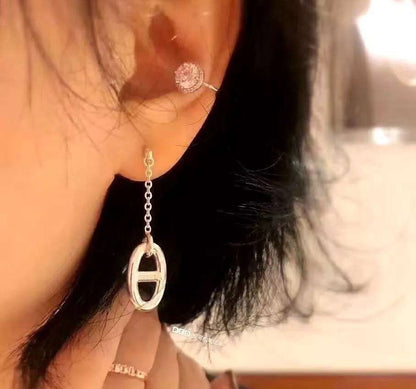 [⭐JeweliWhal]CHAINE TASSEL EARRINGS