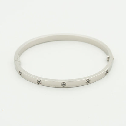 [⭐JeweliWhal]LOVE BRACELET 3.65MM 10 DIAMONDS
