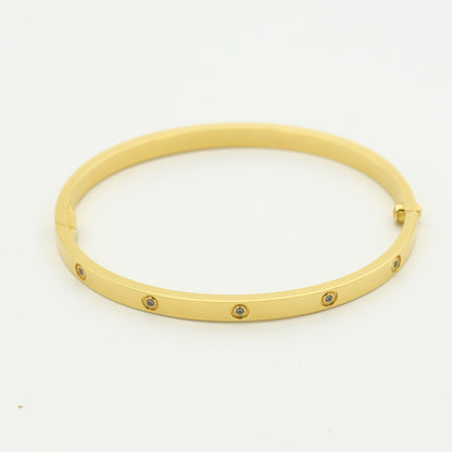 [⭐JeweliWhal]LOVE BRACELET 3.65MM 10 DIAMONDS