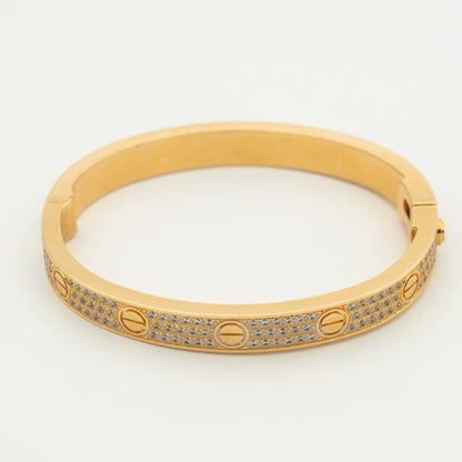 [⭐JeweliWhal]LOVE BRACELET 6.1MM DIAMOND-PAVED