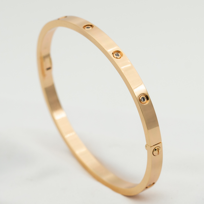 [⭐JeweliWhal]LOVE BRACELET 3.65MM 10 DIAMONDS