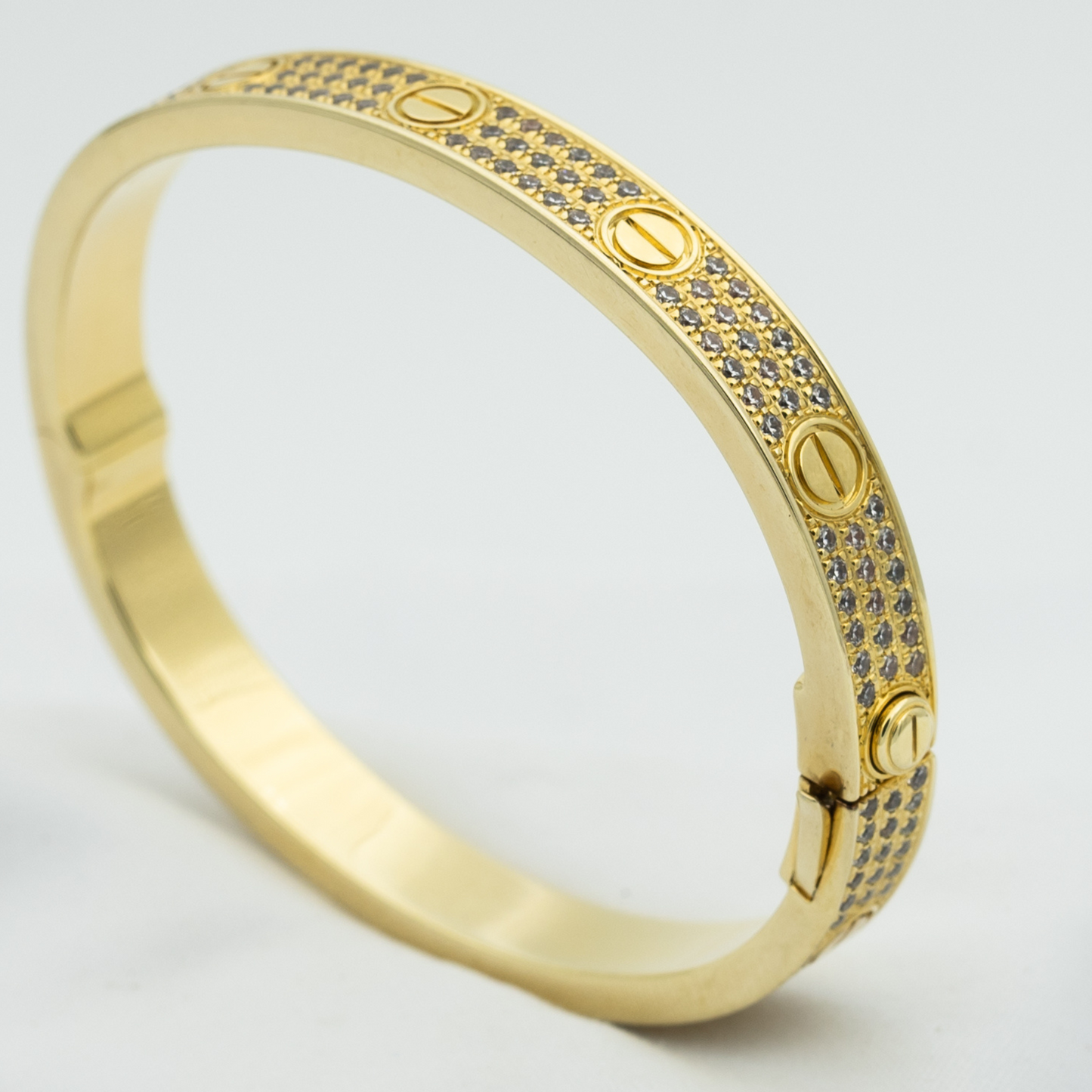 [⭐JeweliWhal]LOVE BRACELET 6.1MM DIAMOND-PAVED