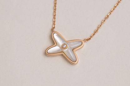 [⭐JeweliWhal]JEUX DE NECKLACE 1 DIAMOND
