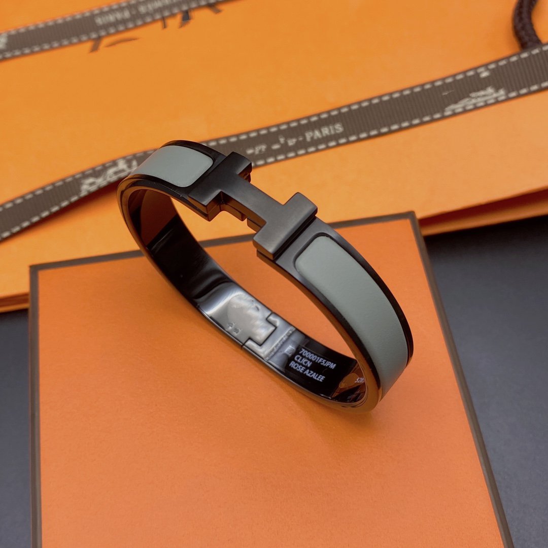 [⭐JeweliWhal]CLIC HM SO BLACK GREY BRACELET