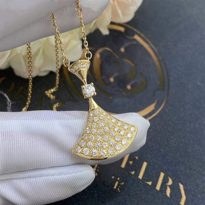 [⭐JeweliWhal]DREAM NECKLACE GOLD FULL DIAMOND