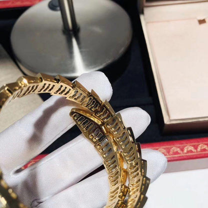 [⭐JeweliWhal]SERPENTI BRACELET 8MM GOLD DIAMOND
