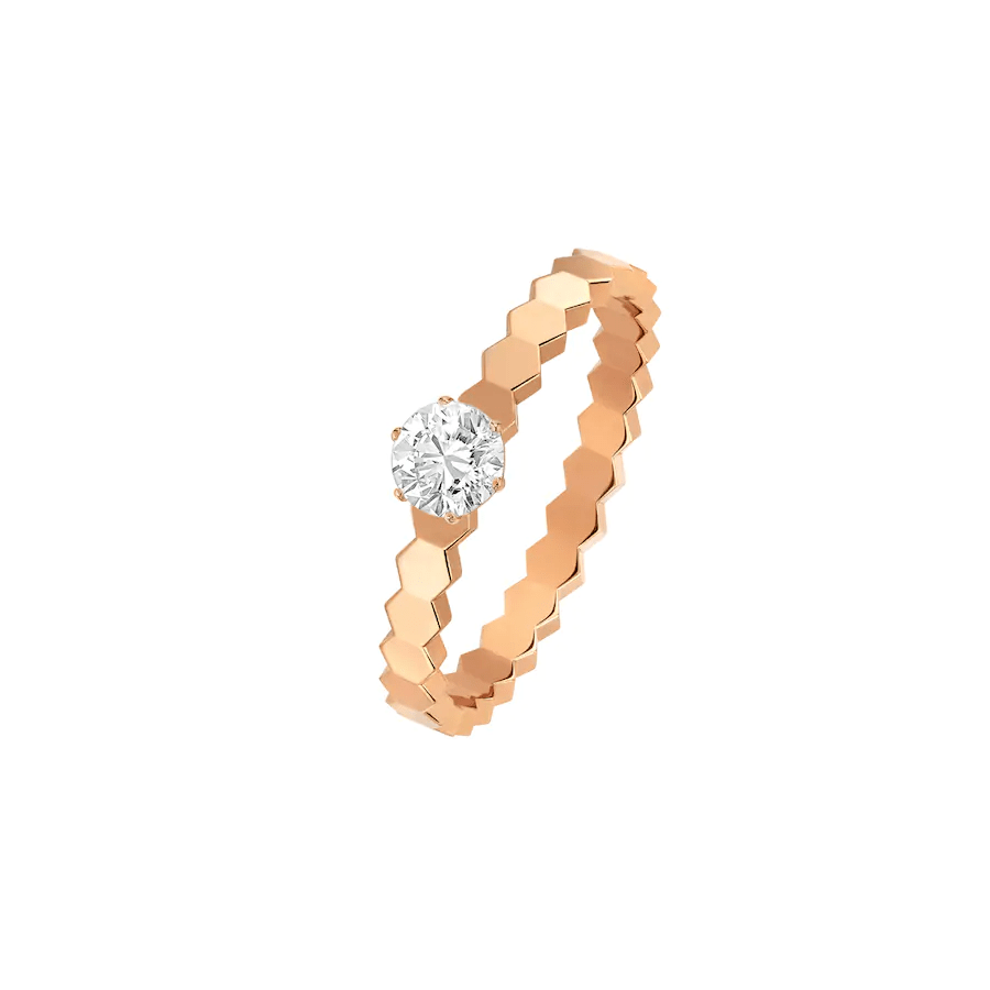 [⭐JeweliWhal]BEE LOVE RING PINK GOLD 1 DIAMOND