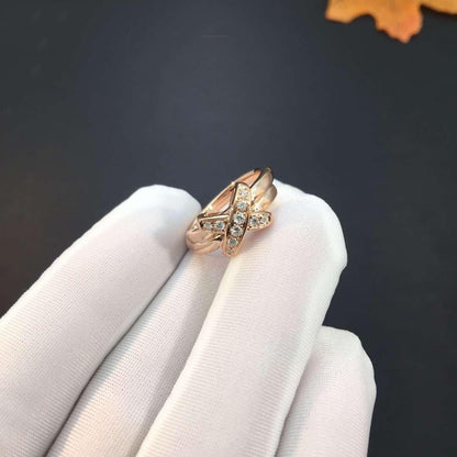 [⭐JeweliWhal]JEUX DE PINK GOLD DIAMOND RING