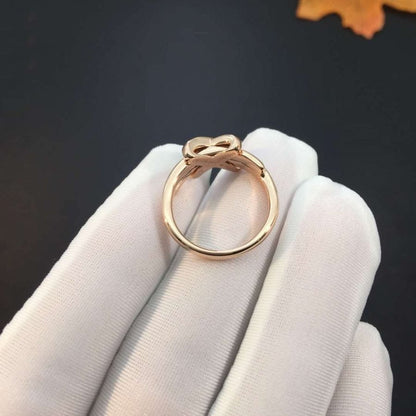 [⭐JeweliWhal]JEUX DE PINK GOLD DIAMOND RING