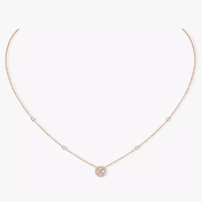 [⭐JeweliWhal]Diamond Necklace 0,20ct Brilliant Shape Joy