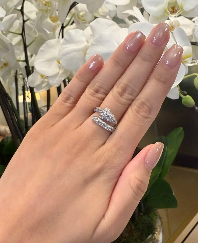 [⭐JeweliWhal]G.R.F FOLLOW ME ALL DIAMOND RING