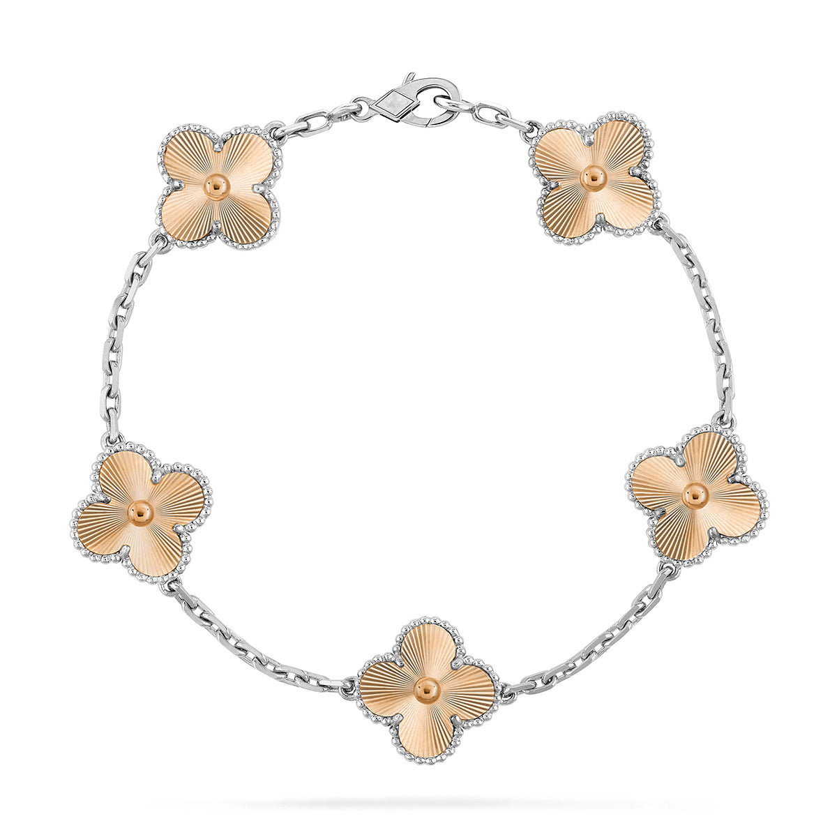 [⭐JeweliWhal] CLOVER 5 MOTIF LASER BRACELET COLLECTION