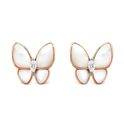 [⭐JeweliWhal]BUTTERFLY MOP DIAMOND EARRINGS
