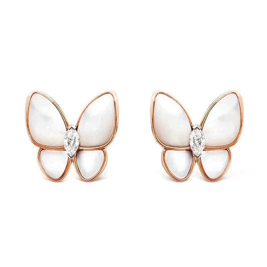 [⭐JeweliWhal]BUTTERFLY MOP DIAMOND EARRINGS