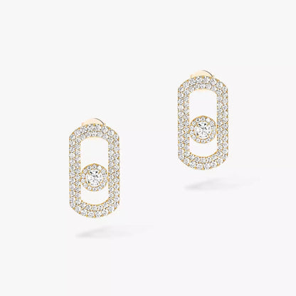 [⭐JeweliWhal]So Move Pave_-Set Diamond Earrings in Silver