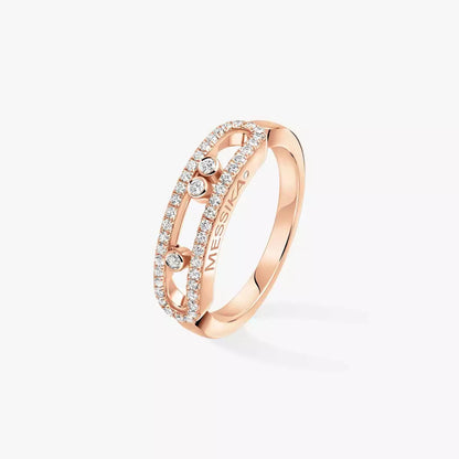 [⭐JeweliWhal] Baby Move Gold Diamond Pave_ Ring