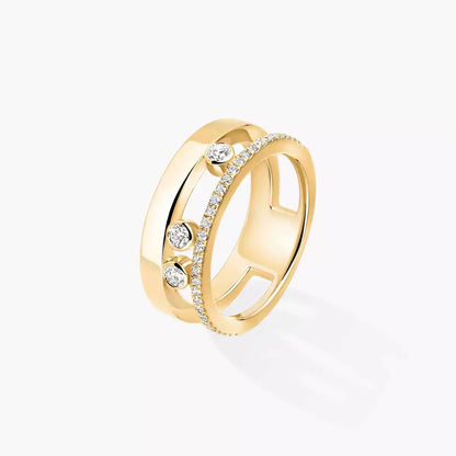 [⭐JeweliWhal]Move Romane Diamond Ring