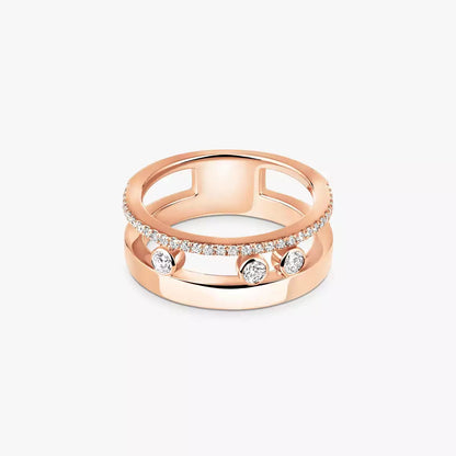 [⭐JeweliWhal]Move Romane Diamond Ring