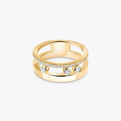 [⭐JeweliWhal]Move Romane Diamond Ring