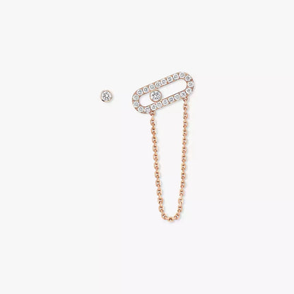 [⭐JeweliWhal]Move Uno Diamond Earrings